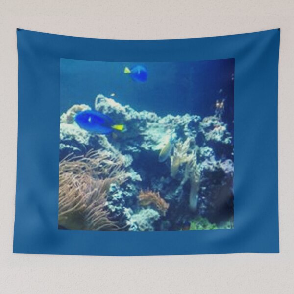 Item preview, Yellowtail Blue Damsel designed and sold by TorieWear.