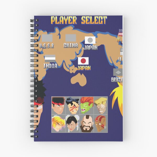 Item preview, Street Fighter Character Select Minimalism designed and sold by OJThatDuDev.