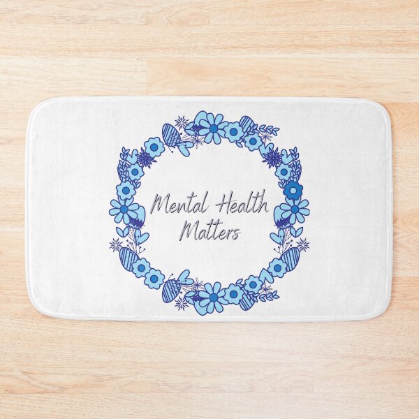 Item preview, Mental Wellbeing Mental Health Matters Quote Flower designed and sold by OneTimeEngineer.