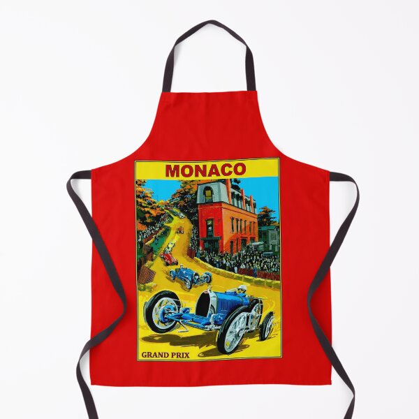 Item preview, MONACO : Vintage Grand Prix Auto Racing Advertising Print designed and sold by posterbobs.