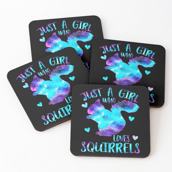 Item preview, Just a Girl who loves squirrels designed and sold by PrettyPittie Shop.