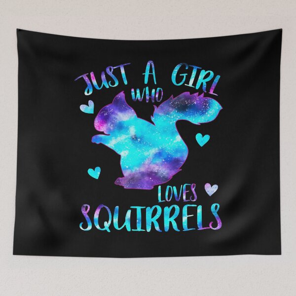 Item preview, Just a Girl who loves squirrels designed and sold by PrettyPittie Shop.