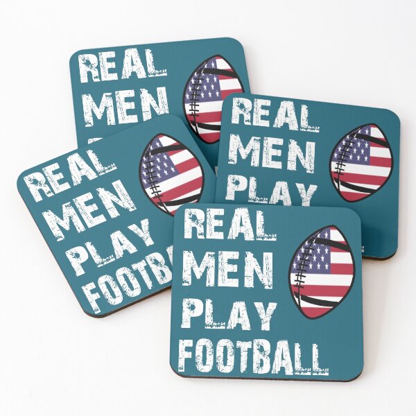Item preview, Real men play football designed and sold by SidTastic .