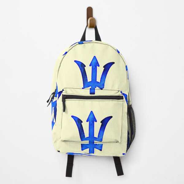 Item preview, Trident Of Poseidon Ocean Blue Watercolor designed and sold by sharedipmemes.