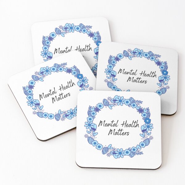 Item preview, Mental Wellbeing Mental Health Matters Quote Flower designed and sold by OneTimeEngineer.