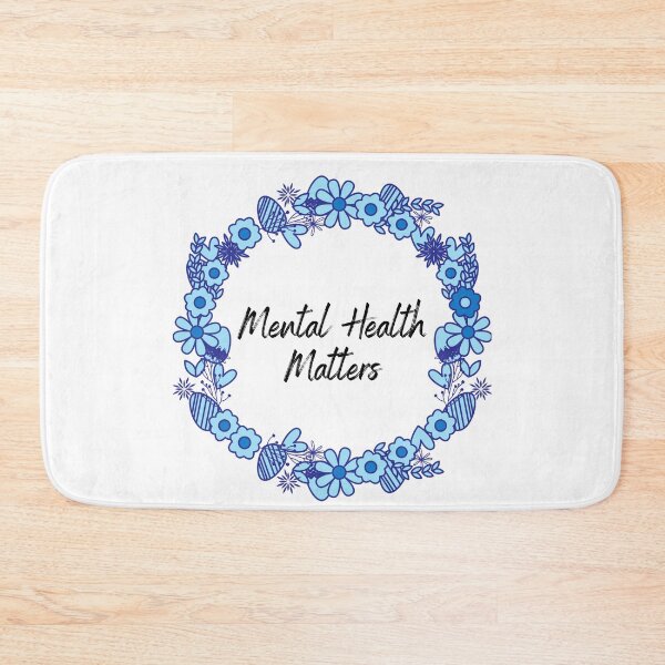 Item preview, Mental Wellbeing Mental Health Matters Quote Flower designed and sold by OneTimeEngineer.