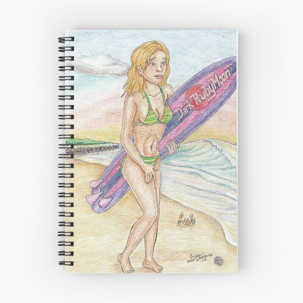 Item preview, Surfer girl beach designed and sold by DarkRubyMoon.