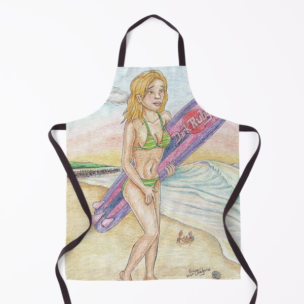 Item preview, Surfer girl beach designed and sold by DarkRubyMoon.
