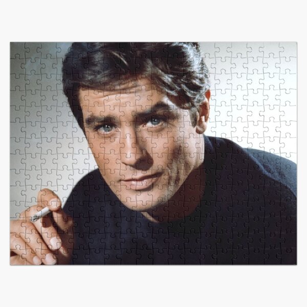 Alain Delon with Cigarette Jigsaw Puzzle
