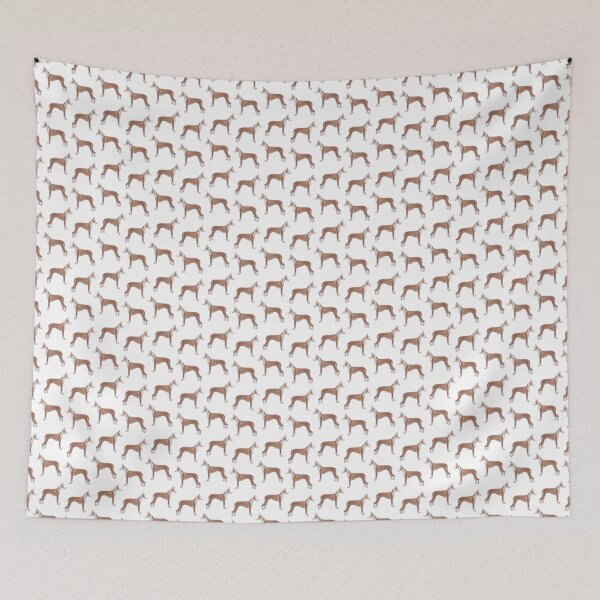 Item preview, Ibizan Hound Pattern designed and sold by InkHoundArt.