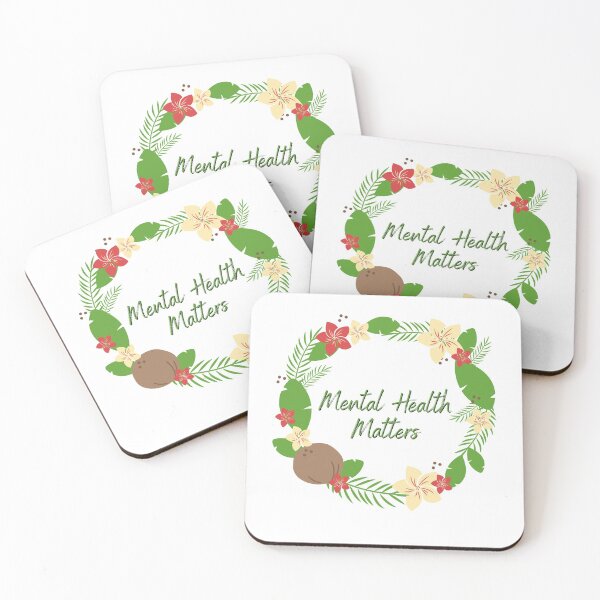 Item preview, Mental Wellbeing Mental Health Matters Quote Flower designed and sold by OneTimeEngineer.