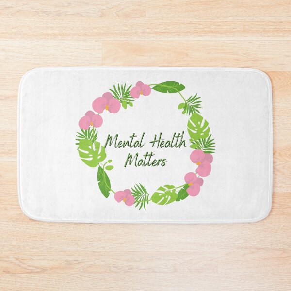 Item preview, Mental Wellbeing Mental Health Matters Quote Flower designed and sold by OneTimeEngineer.