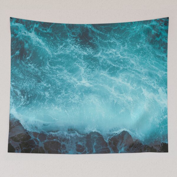 Item preview, Emerald Ocean Waves designed and sold by stuff-n-stuff.