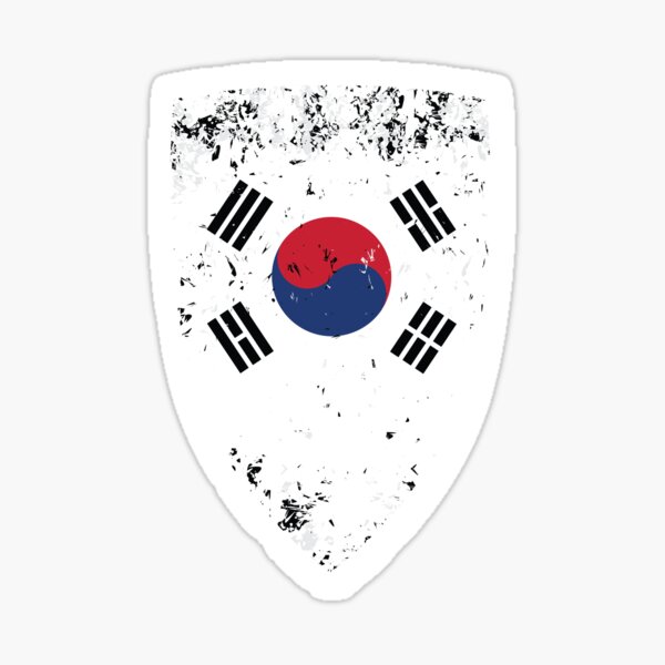 "Flag of South Korea" Sticker by quark Redbubble