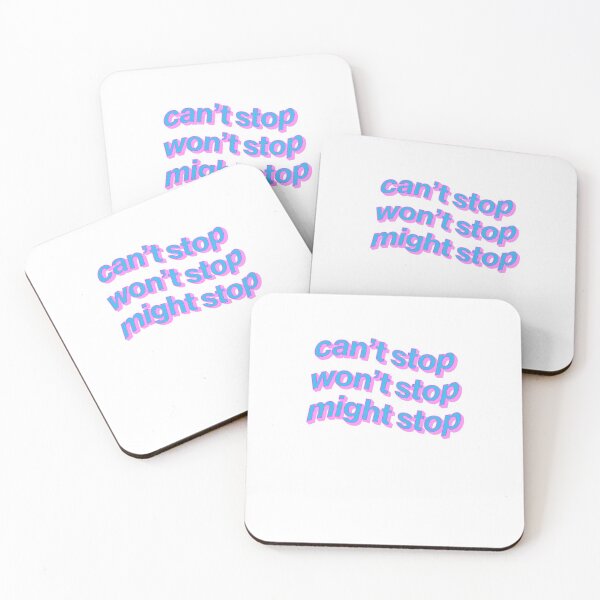 Item preview, Can't Stop Won't Stop Vaporwave Aesthetic designed and sold by sharedipmemes.