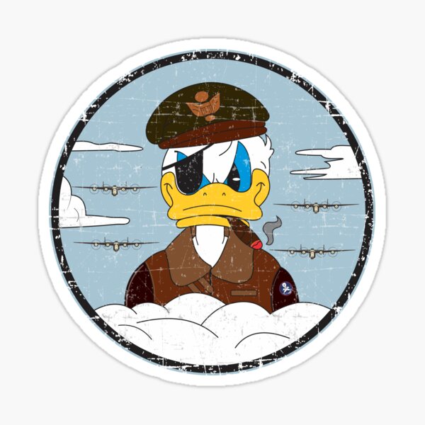 B-24 Liberator Bomb Group Patch - Grunge Style Sticker