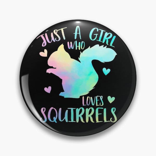Item preview, Just a Girl who loves squirrels designed and sold by PrettyPittie Shop.