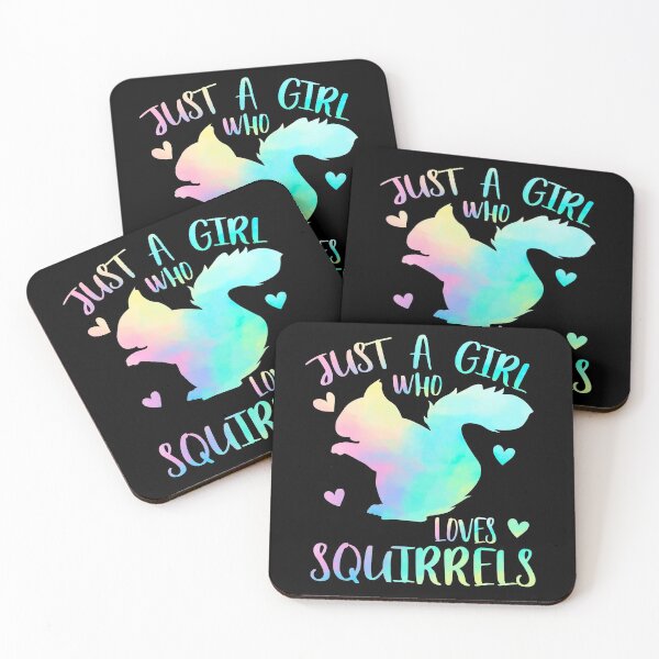 Item preview, Just a Girl who loves squirrels designed and sold by PrettyPittie Shop.