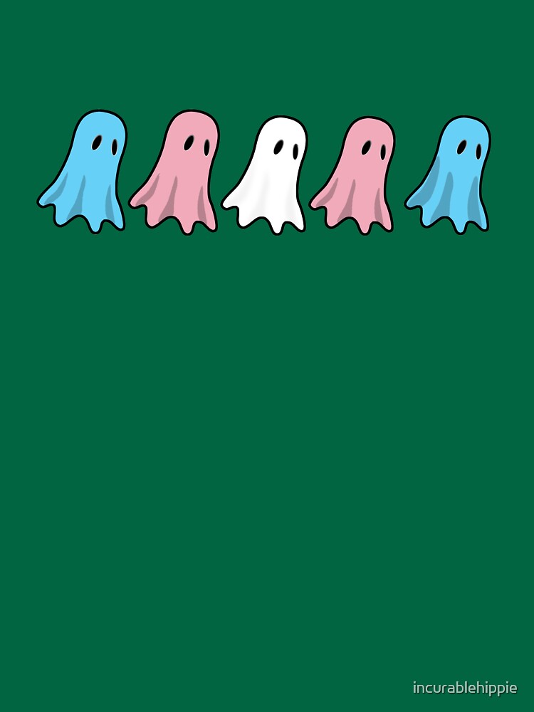 Spoopy trans Halloween ghosts and ghouls by incurablehippie