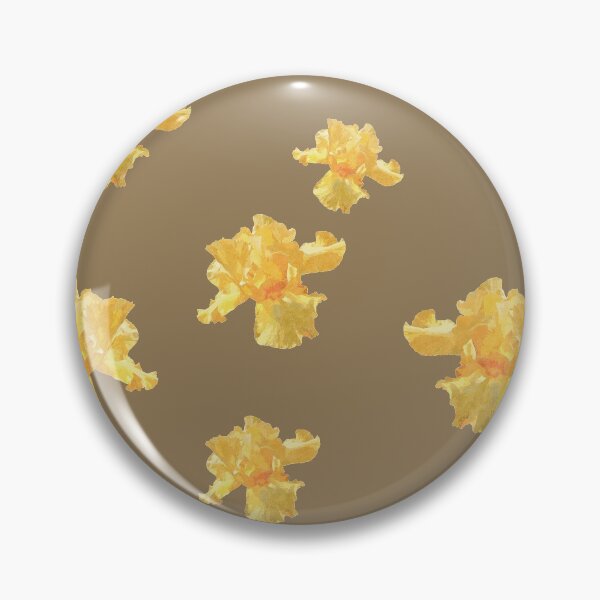 Item preview, Yellow Iris pattern print designed and sold by Alillluna.
