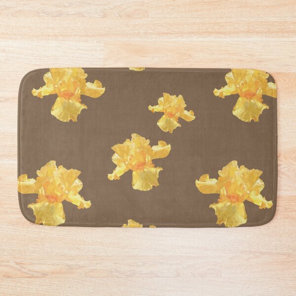 Item preview, Yellow Iris pattern print designed and sold by Alillluna.