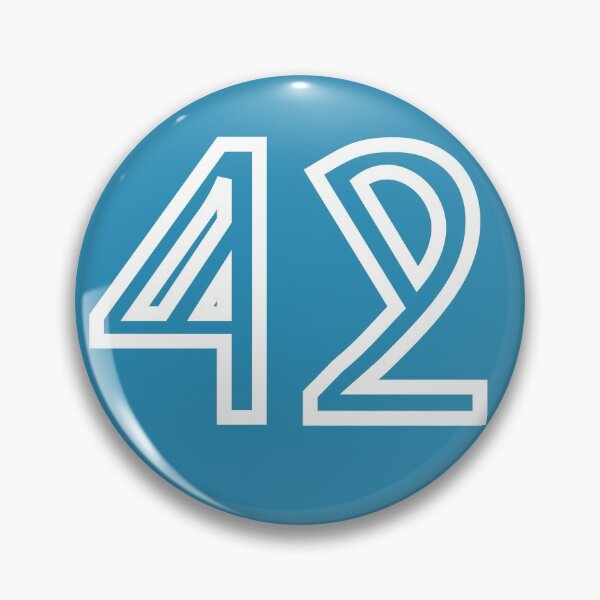 Artikelvorschau, 42 - Funky White Number Design entworfen und verkauft von MeAfterSunset.