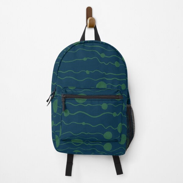 Item preview, Waves and Dots in Blue and Green designed and sold by Quick Brown Fox Canada.