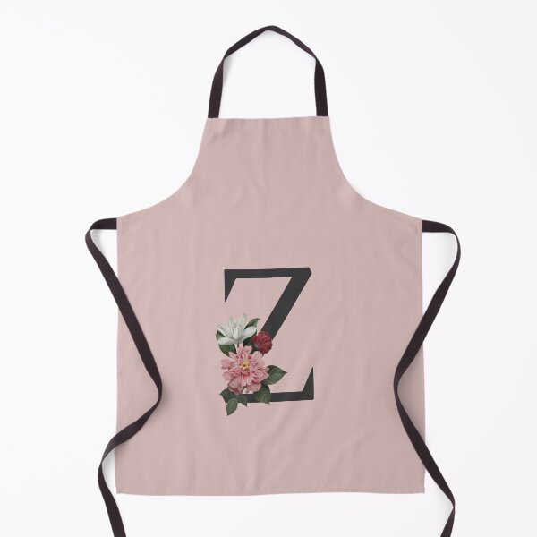 Item preview, Black On Pink Monogram Letter Z | Floral Alphabet designed and sold by SerendipityNow.