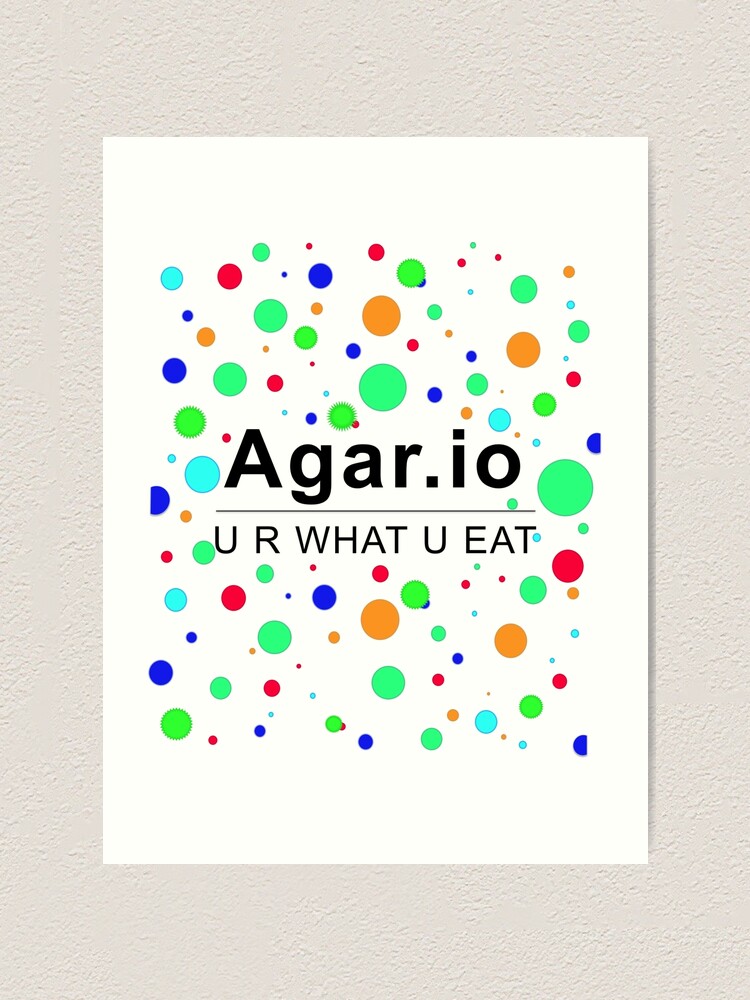 Agar.io  Poster for Sale by MiE Designs