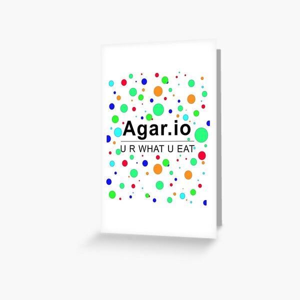 Agar.io logo Greeting Card for Sale by MiE Designs