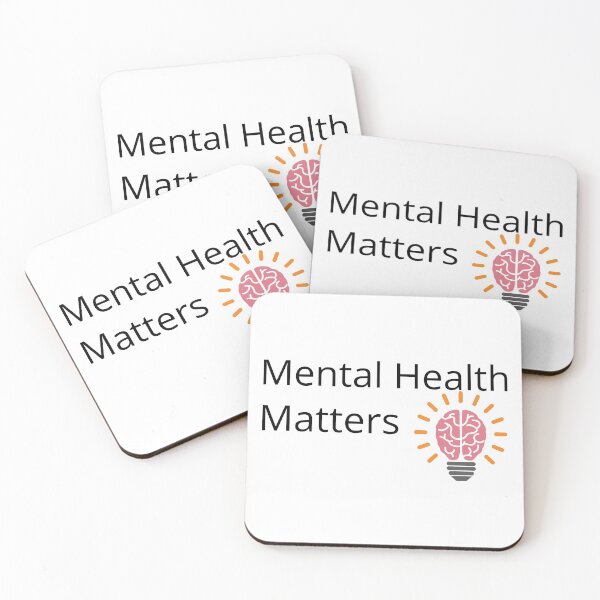 Item preview, Mental Wellbeing Mental Health Matters Quote Flower designed and sold by OneTimeEngineer.