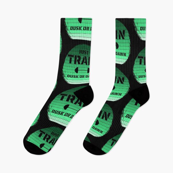 Item preview, Just Train Dusk or Dawn Fitness Gym Motivation Green Sunset designed and sold by J-LaD.
