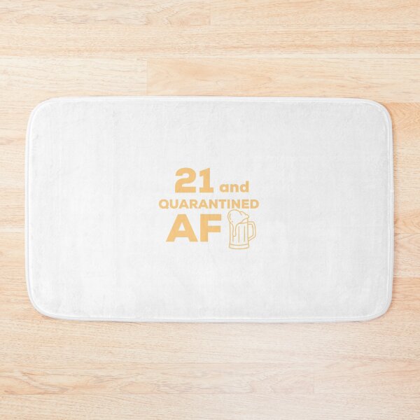 Item preview, 21 and Quarantined AF -21st birthday basket covid 2020 beer alcohol funny quarantine birthday gift for her him boyfriend girlfriend daughter designed and sold by CJCTEES.