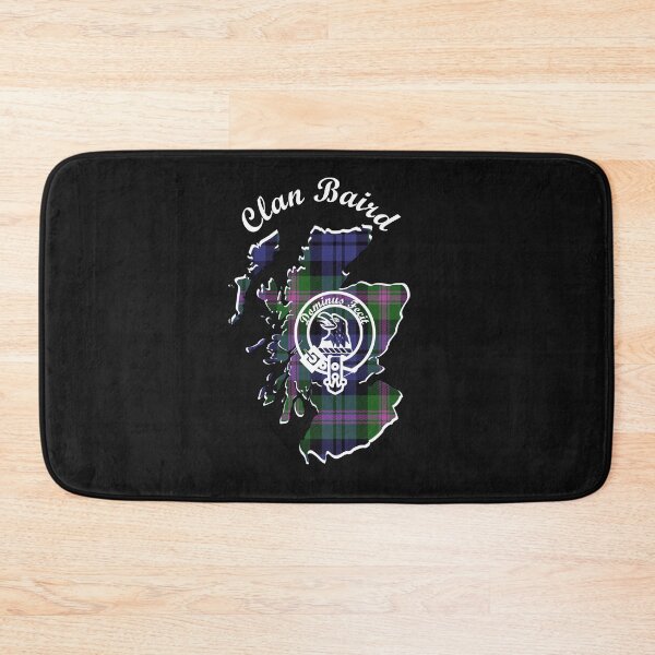 Item preview, Clan Baird Scotland Map Crest designed and sold by BagTown Clans.