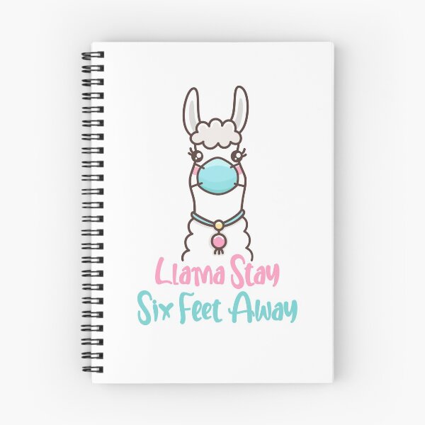Item preview, Llama Stay Six Feet Away Cute Social Distancing designed and sold by kwillhoite.