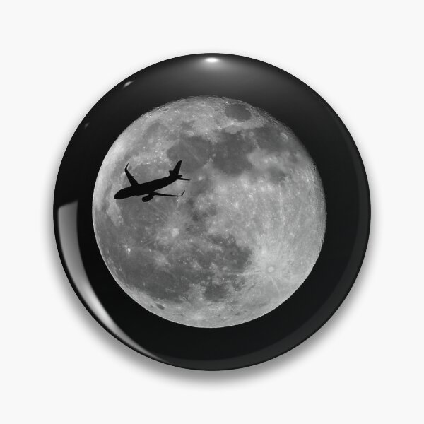Item preview, Airbus A320 crossing the moon designed and sold by UroliteArt.