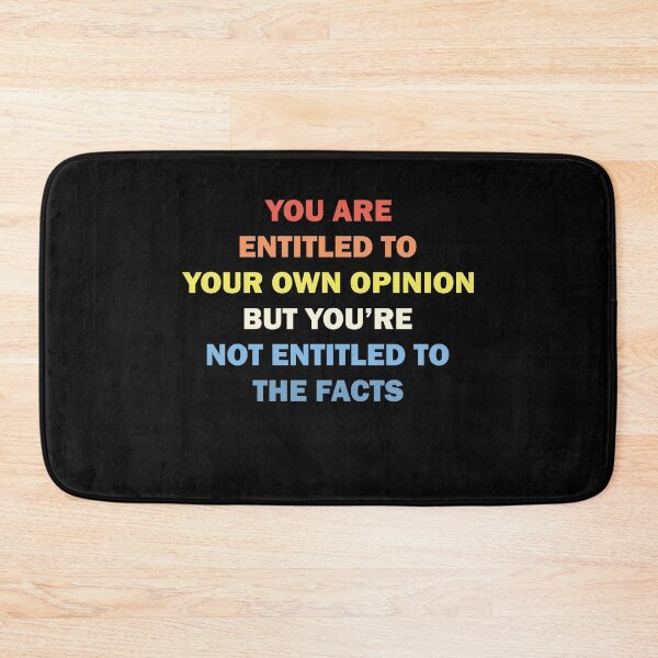Item preview, You Are Entitled-To Your Own Opinion 2020 VP Debate Quotes designed and sold by TheMattDesigns.
