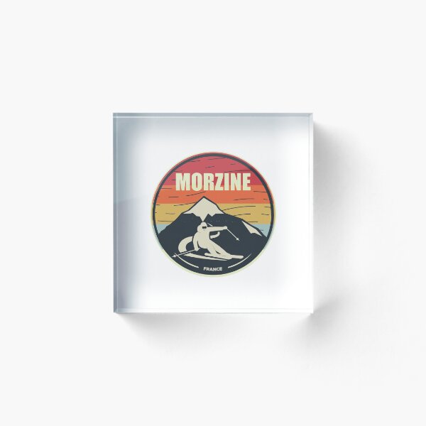 Artikelvorschau, Retro Skifahren Morzine France Ski entworfen und verkauft von Dan66.