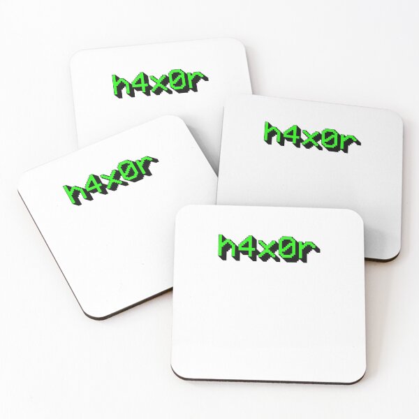 Item preview, h4x0r Coder Gamer Hacker Hax Green designed and sold by sharedipmemes.