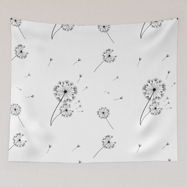 Item preview, Wild Flower Dandelion Botanical Floral Pattern designed and sold by HappyTees Lab.