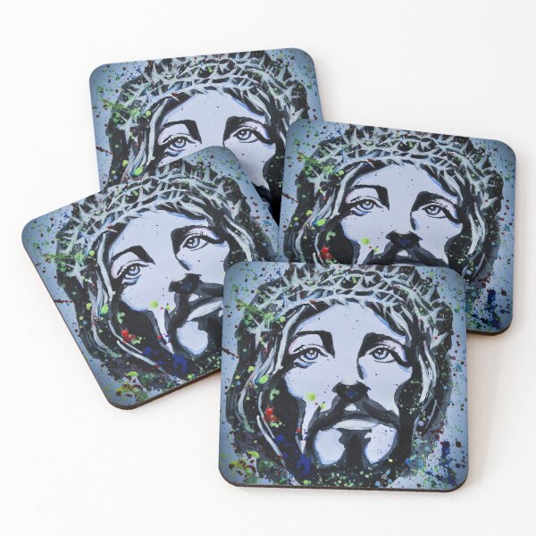 Item preview, Pintura de cara de Jesús designed and sold by RobinNBrown.