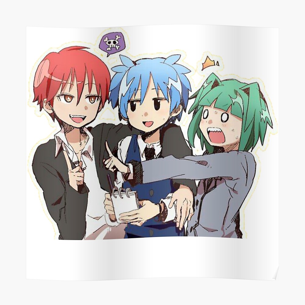 Karma X Nagisa X Kayano Assassination Classroom Tote Bag vlr.eng.br