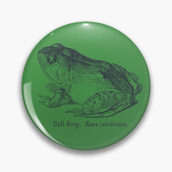 Item preview, Bull Frog Vintage Woodcut Style Illustration designed and sold by coalfrog.