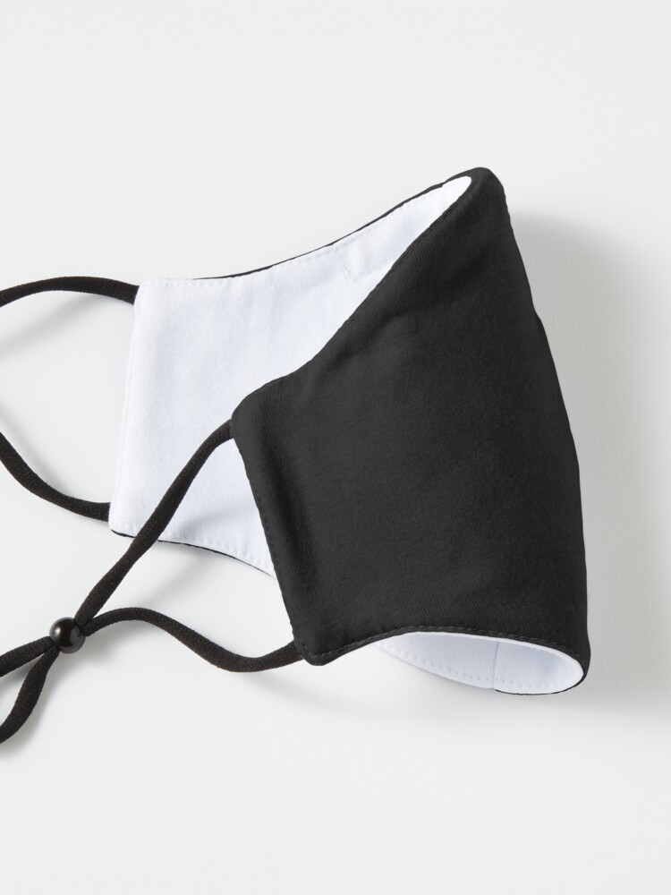 Alternate view of Plain Black Mask