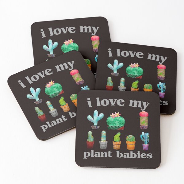 Item preview, i love my plant babies. cacti designed and sold by doctors-apparel.