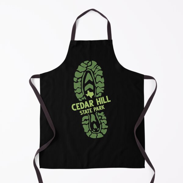 Item preview, Cedar Hill State Park Texas TX Wilderness Hiking Boot Print designed and sold by palmettodigital.
