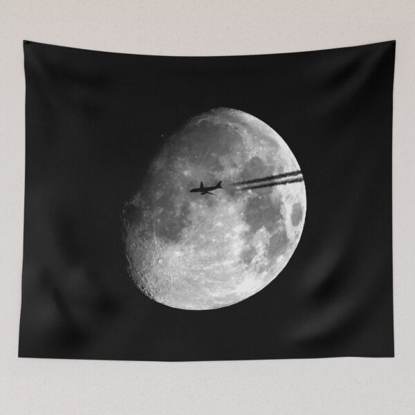 Item preview, Airbus A320 crossing the moon designed and sold by UroliteArt.