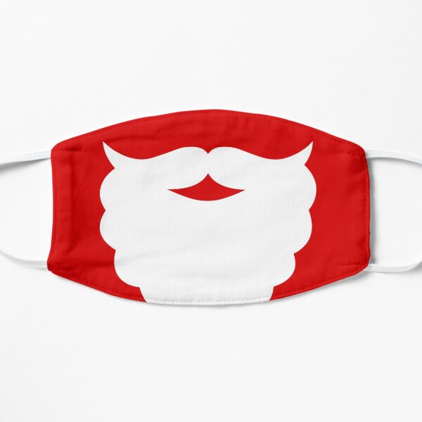 Christmas Santa Beard Flat Mask