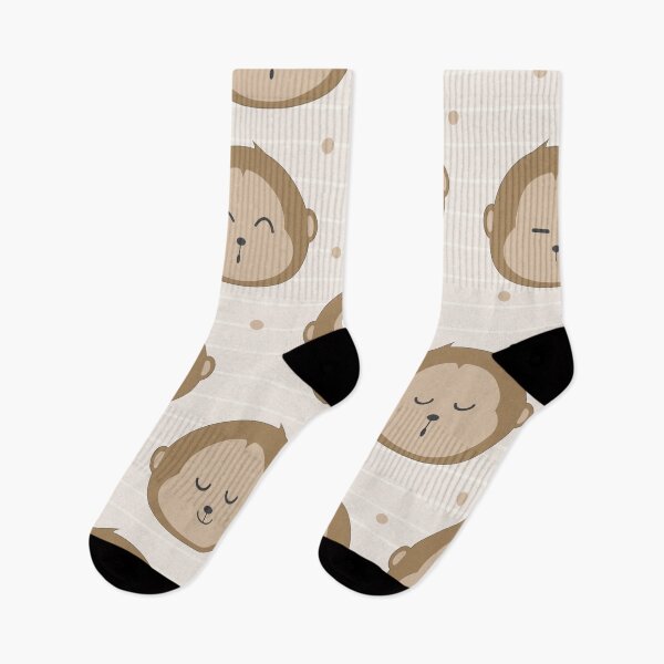 Item preview, Cute Doodle Cartoon Chimps designed and sold by Vector Scout Lab.