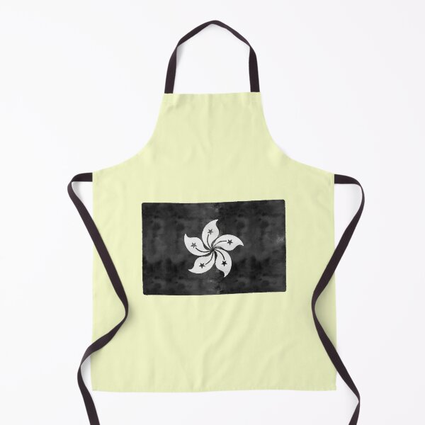 Item preview, Black And White Hong Kong Flag China Watercolor designed and sold by sharedipmemes.